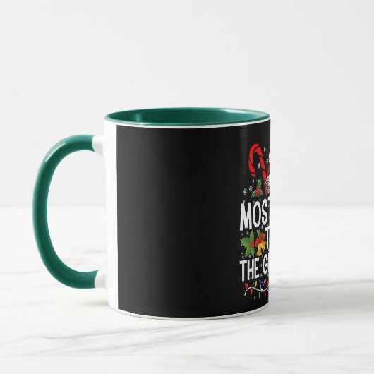 Mug Les Plus Probables D'Être L'Elfe Grumpy Drôle Noël (Gauche)