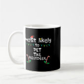 Mug Les plus probables Pet Reindeer Noël Noël Noël Noë (Gauche)