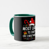 Mug Les Plus Susceptibles D'Acheter Le Soir De Noël No (Devant gauche)