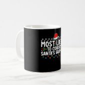 Mug Les Plus Susceptibles De Corriger Père Noël Noël D (Devant gauche)