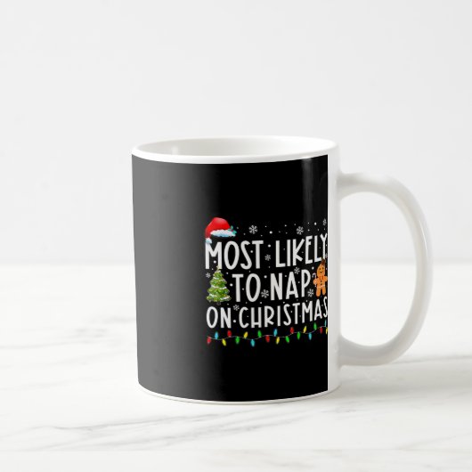 Mug Les Plus Susceptibles De Faire La Sieste Sur Noël  (Droite)