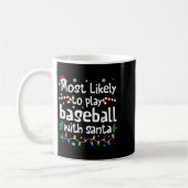 Mug Les Plus Susceptibles De Jouer Au Baseball Avec Pè (Gauche)