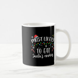 Mug Les Plus Susceptibles De Manger Des Cookies Père N