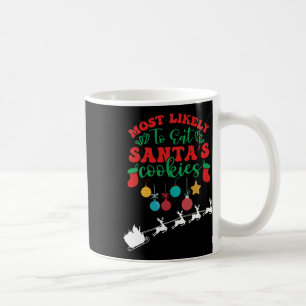 Mug Les Plus Susceptibles De Manger Père Noël Cookies