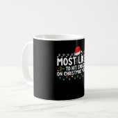 Mug Les Plus Susceptibles De Toucher Snooze Le Matin D (Devant gauche)