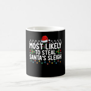 Mug Les Plus Susceptibles De Voler Père Noël Sleigh No