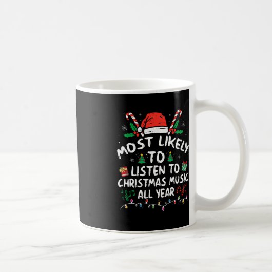Mug Les plus susceptibles d'écouter de la musique de N (Droite)