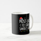 Mug Les Plus Susceptibles D'Écraser Père Noël Le Sleig (Devant droit)