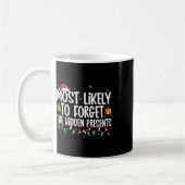 Mug Les Plus Susceptibles D'Oublier Le Caché Présente (Gauche)
