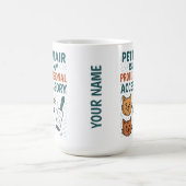 Mug Les poils d'animaux sont mon accessoire profession (Centre)