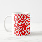 Mug Les points rouges ponctuent les cercles polaires n (Gauche)