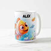 MUG LES POISSONS COLORÉS (Devant droit)