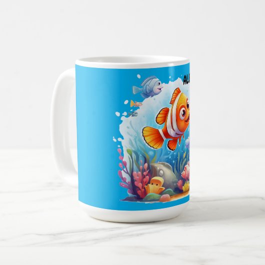 MUG LES POISSONS COLORÉS (Devant gauche)