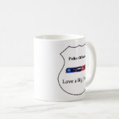 Mug Les policiers aiment un grand buste (Devant droit)