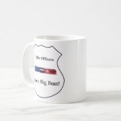 Mug Les policiers aiment un grand buste (Devant gauche)