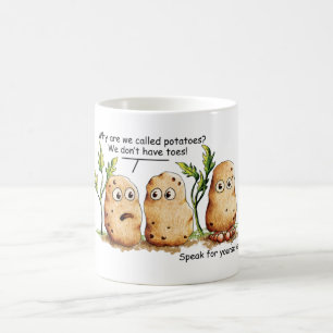Mug Les pommes de terre cuites ont des orteils amusant