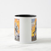 Mug Les pompiers combattent un incendie simulé (Centre)