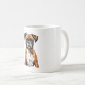 Mug Les potes de boxer les mignons dessins pour chien  (Devant droit)