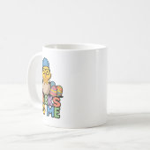 Mug Les poules me dévorent Joyeux Pâques drôle (Devant gauche)
