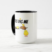 MUG LES POUSSINS ME CREUSENT (Devant gauche)