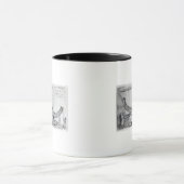 Mug Les poutres mobiles de fer utilisées construisent (Centre)