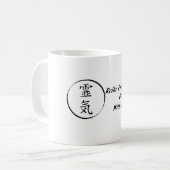 Mug Les praticiens de Reiki le font avec de l'énergie (Devant gauche)