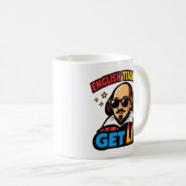 Mug Les professeurs d'anglais s'enflamment (Devant droit)