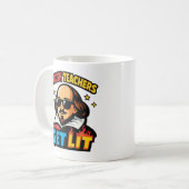 Mug Les professeurs d'anglais s'enflamment (Devant gauche)