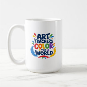 Mug Les professeurs d'art colorent le monde - Reconnai