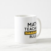 Mug Les professeurs de mathématiques gouvernent (Devant droit)
