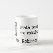 Mug Les professeurs de maths amusants calculent (Centre)