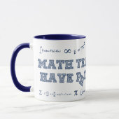 Mug Les professeurs de maths ont des problèmes (Gauche)