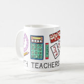 Mug Les professeurs de maths sont aigus (Devant gauche)