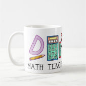 Mug Les professeurs de maths sont aigus (Gauche)