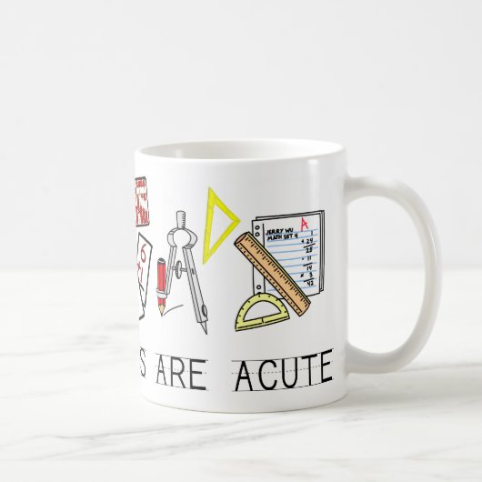 Mug Les professeurs de maths sont aigus (Droite)