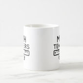 Mug Les profs de maths règnent (Centre)