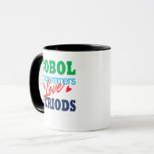 Mug Les programmeurs Cobol adorent les points (Devant gauche)