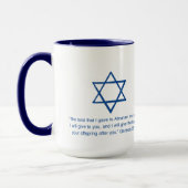 Mug Les promesses de Hashem ! (Gauche)