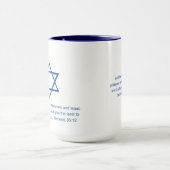 Mug Les promesses de Hashem ! (Centre)