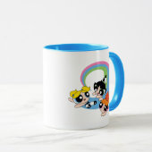 Mug Les Puissantes Filles Volent Dans Le Ciel (Devant droit)