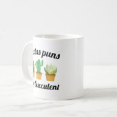 Mug Les Puns De Cactus Sont Succulents (Devant gauche)