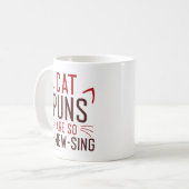 Mug Les Puns De Chat Sont Si Étonnants (Devant gauche)