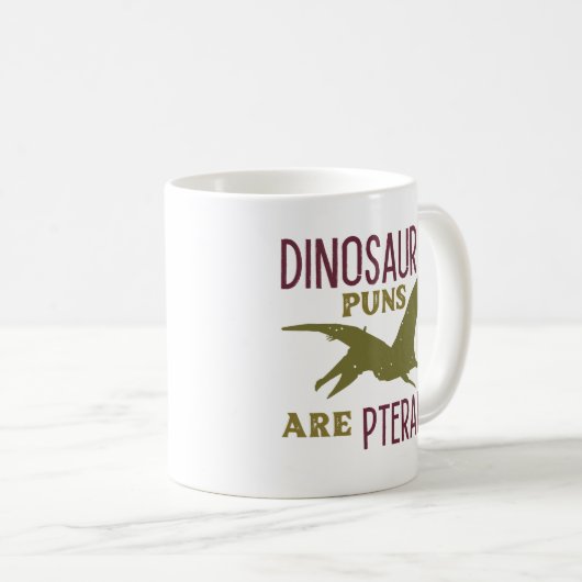 Mug Les Puns De Dinosaure Sont Ptérabyle (Devant droit)