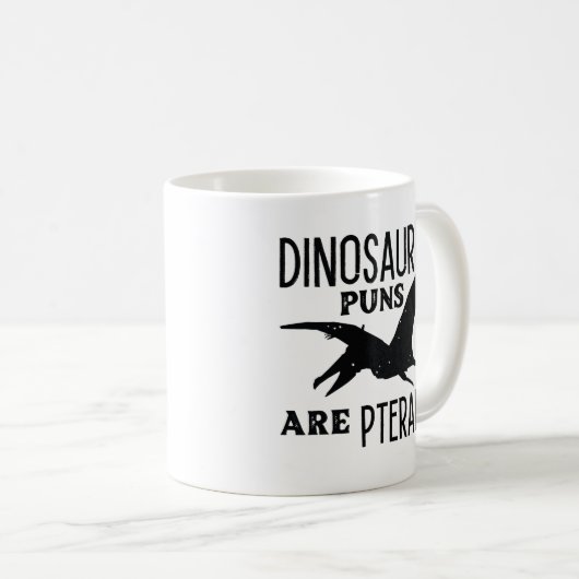 Mug Les Puns De Dinosaure Sont Ptérabyle (Devant droit)