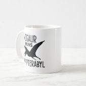 Mug Les Puns De Dinosaure Sont Ptérabyle (Devant gauche)