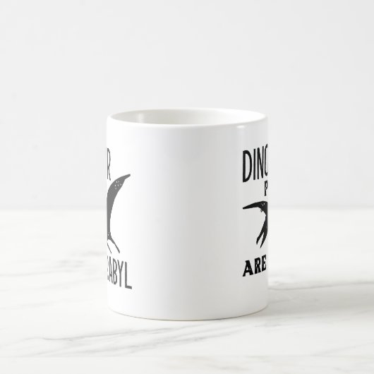 Mug Les Puns De Dinosaure Sont Ptérabyle (Centre)