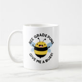 Mug Les Puns De Qualité Abeille Me Donnent Un Pun Buzz (Gauche)