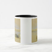 Mug Les pyramides à Gizeh, près du Caire (la semaine) (Centre)