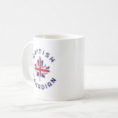 Mug Les racines britanniques canadiennes (Devant gauche)
