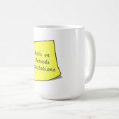 Mug Les rassemblements ou dépasse la note collante (Devant droit)